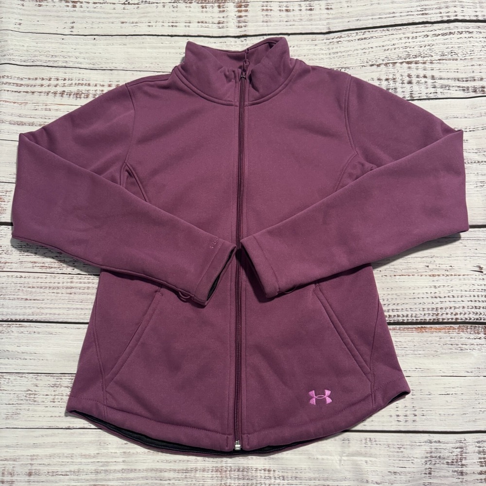 Under Armour Storm Sweater Purple Full Zip Lined Women's Size Small